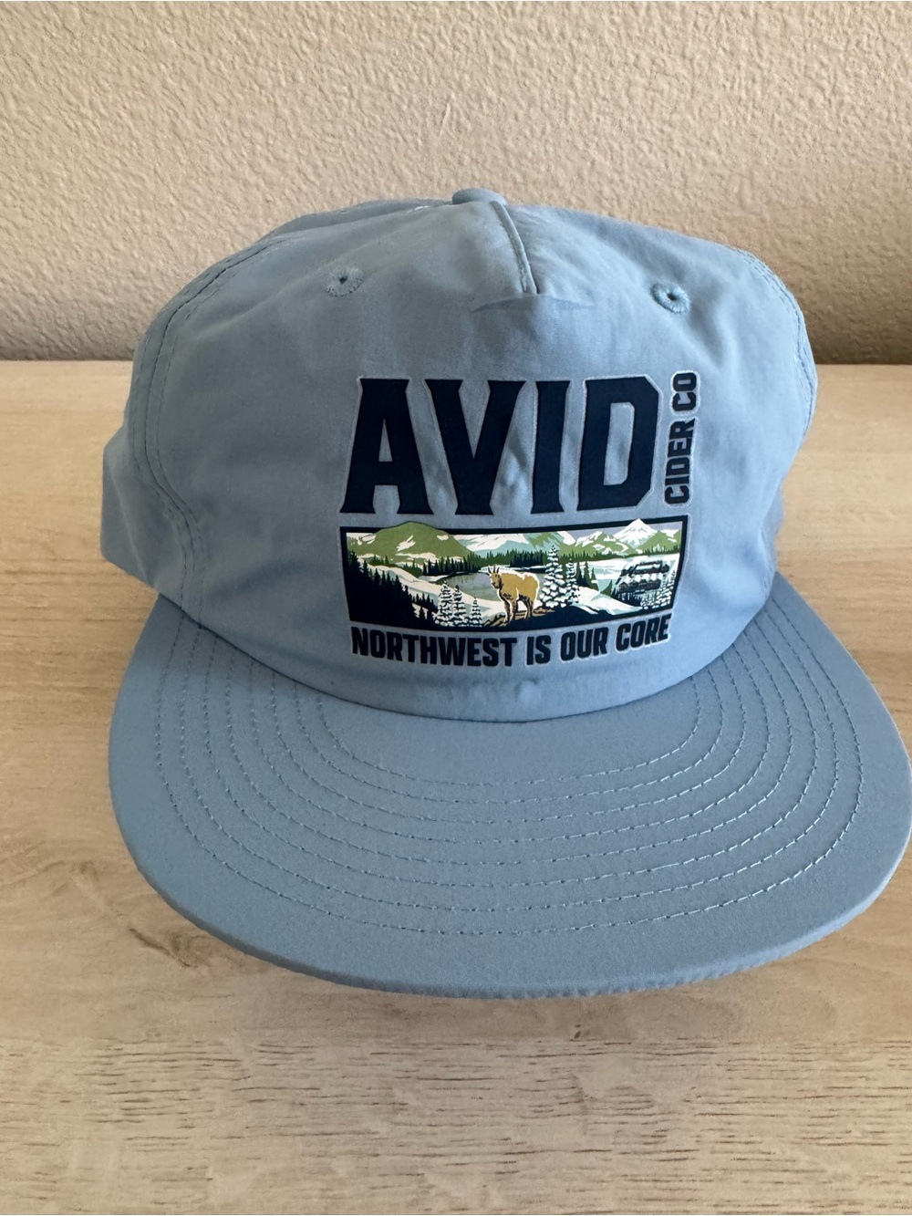 AVID Cider Co. Light Blue Scenic Logo Baseball Cap